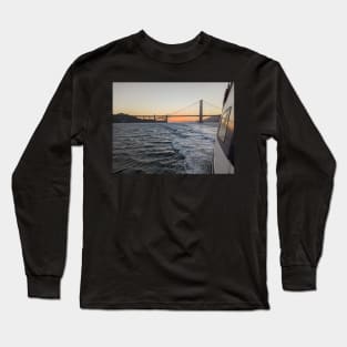 Golden Gate Bridge at Sunset Long Sleeve T-Shirt